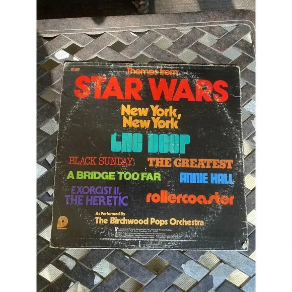 Themes From Star Wars (1977) Birchwood Pops Orchestra Pickwick Records Vinyl - Picture 4 of 4